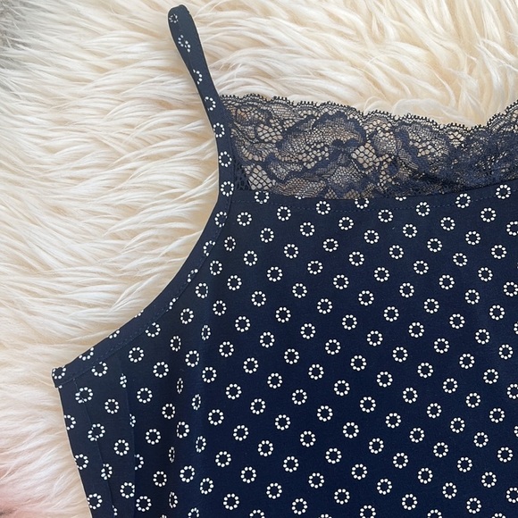 CLEO NAVY BLUE PATTERNED CAMISOLE SIZE S - Picture 3 of 8
